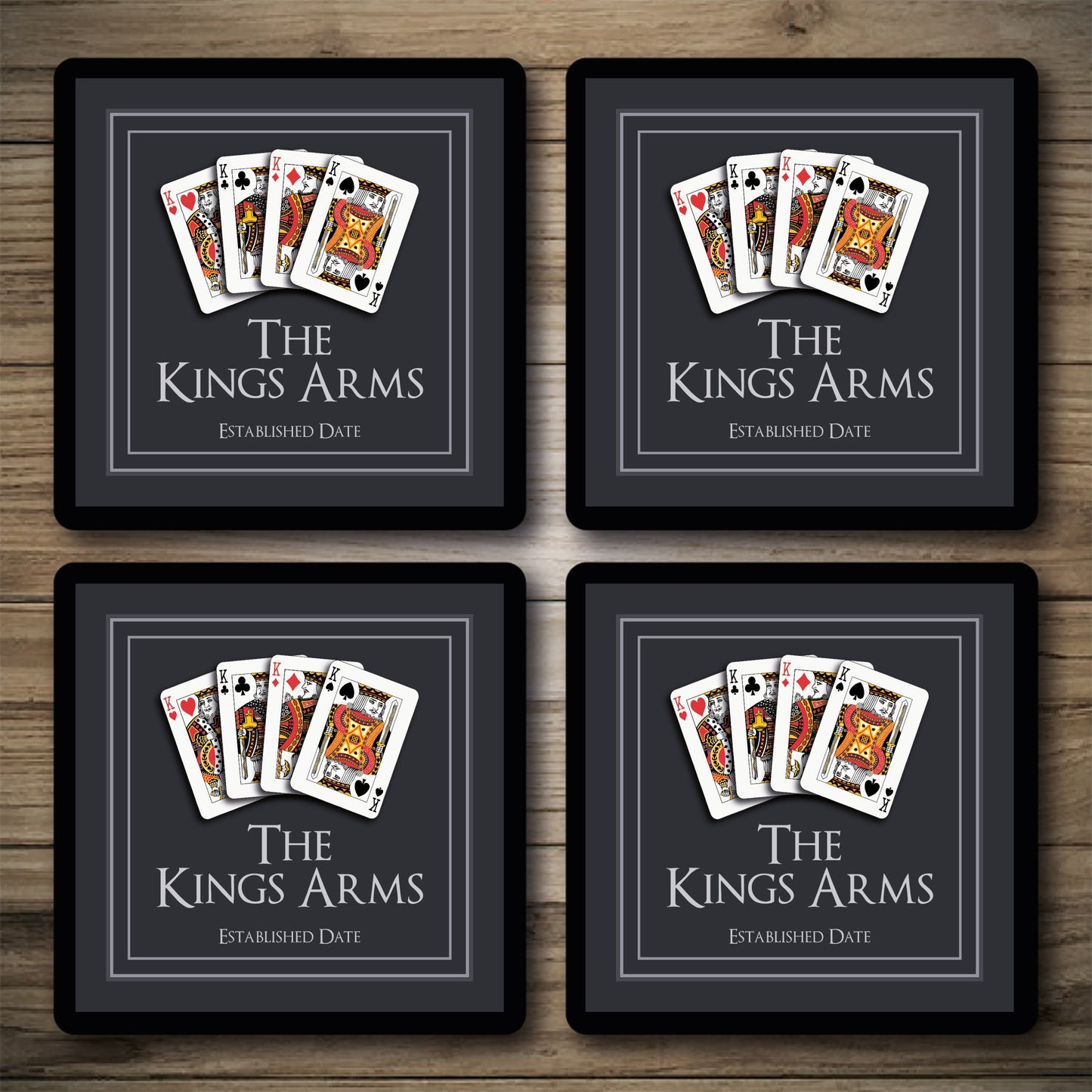 Personalised Bar Mats | Drip Mats | Custom Bar Runners | Kings Arms