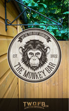 Load image into Gallery viewer, The Monkey Bar Personalised Bar Sign Custom Signs from Twofb.com signs for bars
