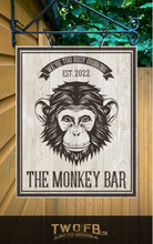 Load image into Gallery viewer, The Monkey Bar Personalised Bar Sign Custom Signs from Twofb.com signs for bars
