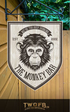 Load image into Gallery viewer, The Monkey Bar Personalised Bar Sign Custom Signs from Twofb.com signs for bars
