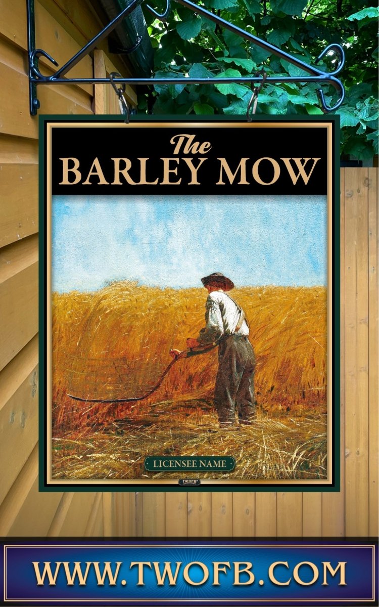 Barley MOW, Custom bar sign, hanging pub sign, Bar sign, pub sign, Personalised bar sign, Funny bar sign, home bar signs uk, bar signs uk, bar signs.co.uk, custom pub sign uk, pub sign design, outdoor bar signs
 
