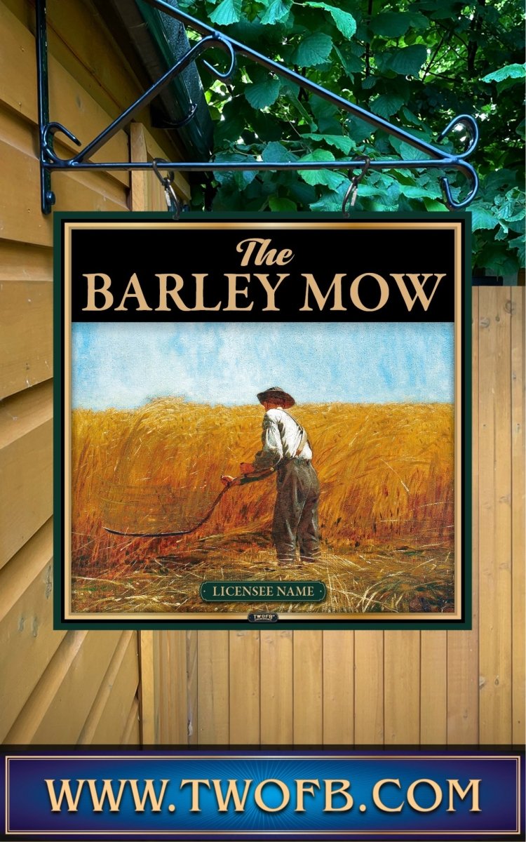 Barley MOW, Custom bar sign, hanging pub sign, Bar sign, pub sign, Personalised bar sign, Funny bar sign, home bar signs uk, bar signs uk, bar signs.co.uk, custom pub sign uk, pub sign design, outdoor bar signs
 
