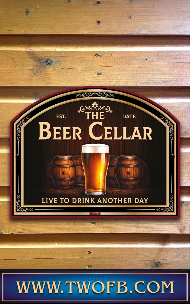 Beer Cellar | Custom Bar Sign | Pub Signs Custom Signs from Two Fat Blokes Ltd signs for bars