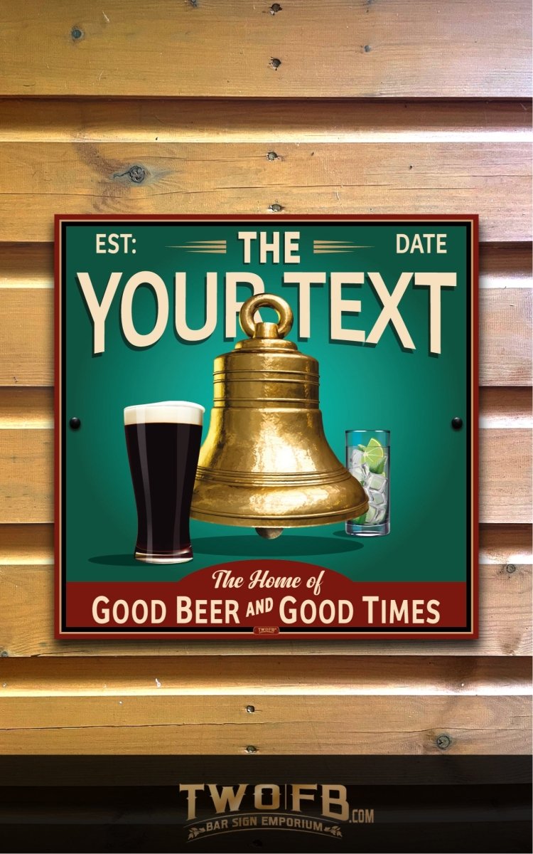 The Bell End | Personalised Bar Sign | Bar Signs – Two Fat Blokes Ltd