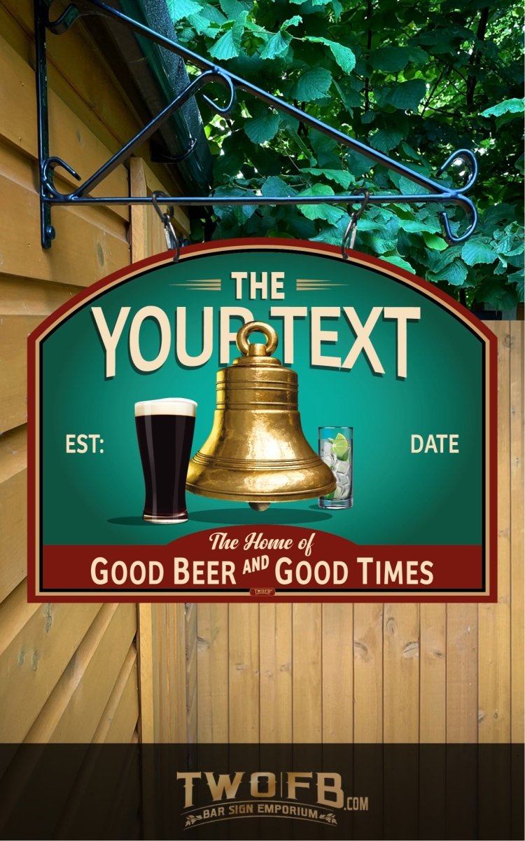 The Bell End | Personalised Bar Sign | Bar Signs – Two Fat Blokes Ltd