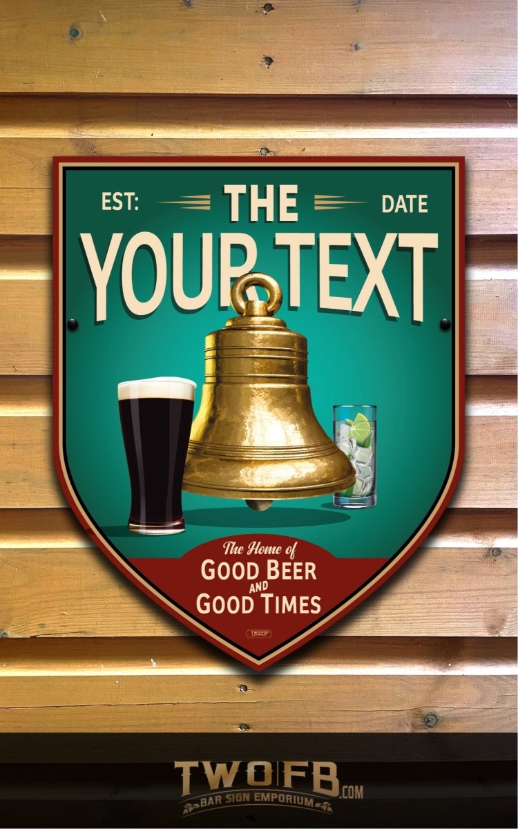 The Bell End | Personalised Bar Sign | Bar Signs – Two Fat Blokes Ltd