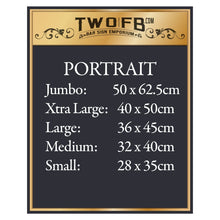 Load image into Gallery viewer, Bar sign Size guide, Pub signs, Sign printer, Printed signs, Garden signs, Custom Signs, Sign Printing.
