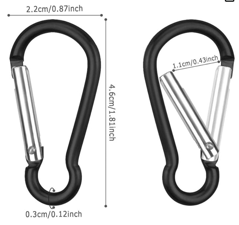 Carabiner Clip & Split Rings