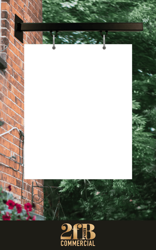 Commercial Shop sign bracket - Excludes Sign panel