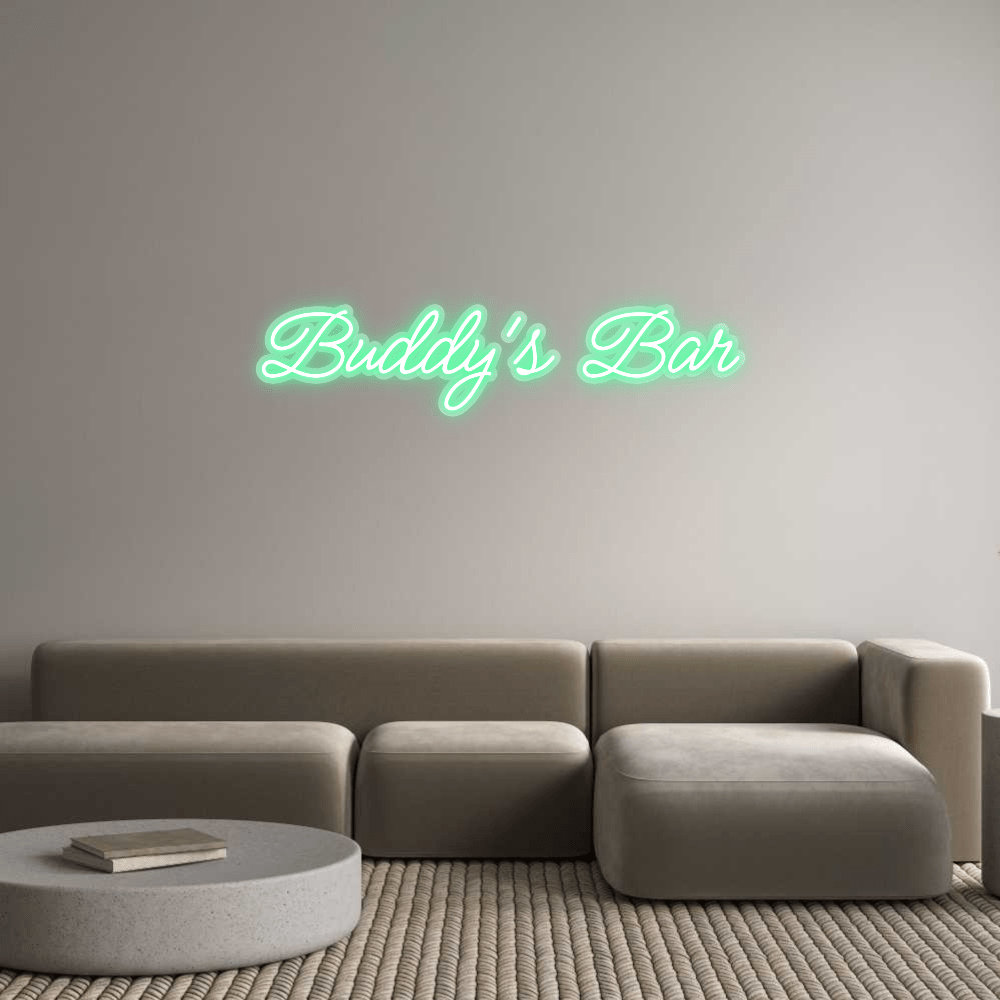 Custom Neon: Buddy's Bar