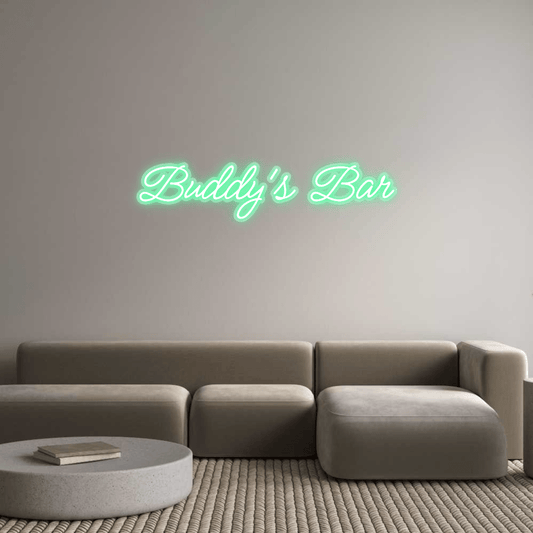 Custom Neon: Buddy's Bar