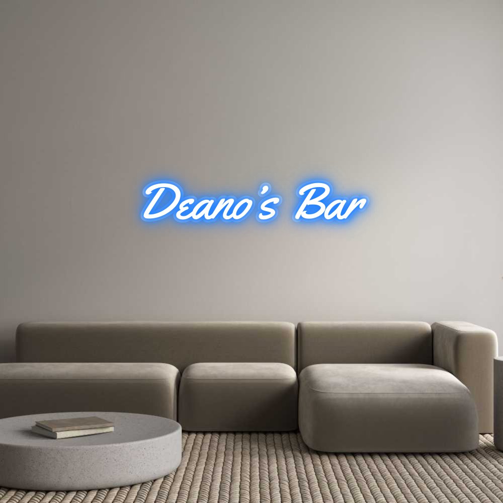 Custom Neon: Deano’s Bar