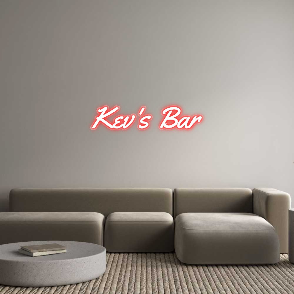 Custom Neon: Kev's Bar