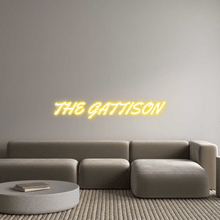Lade das Bild in den Galerie-Viewer, Custom Neon: THE GATTISON
