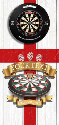 England Pub Chalkboards, Darts Wall Graphics,  for man caves and garden bars, Bar Signs, Pub Signs, Personalised bar Sign, Pub Sheds