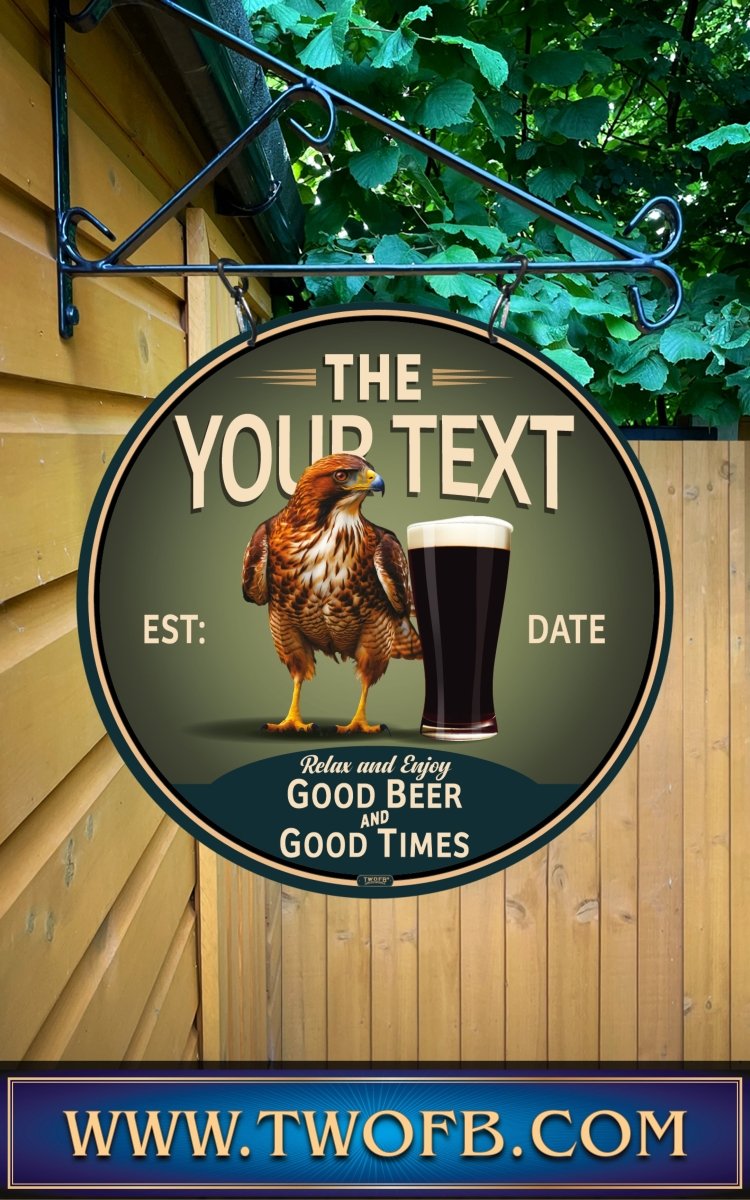 Hawk Inn | Personalised Bar Sign | Vintage Pub Signs