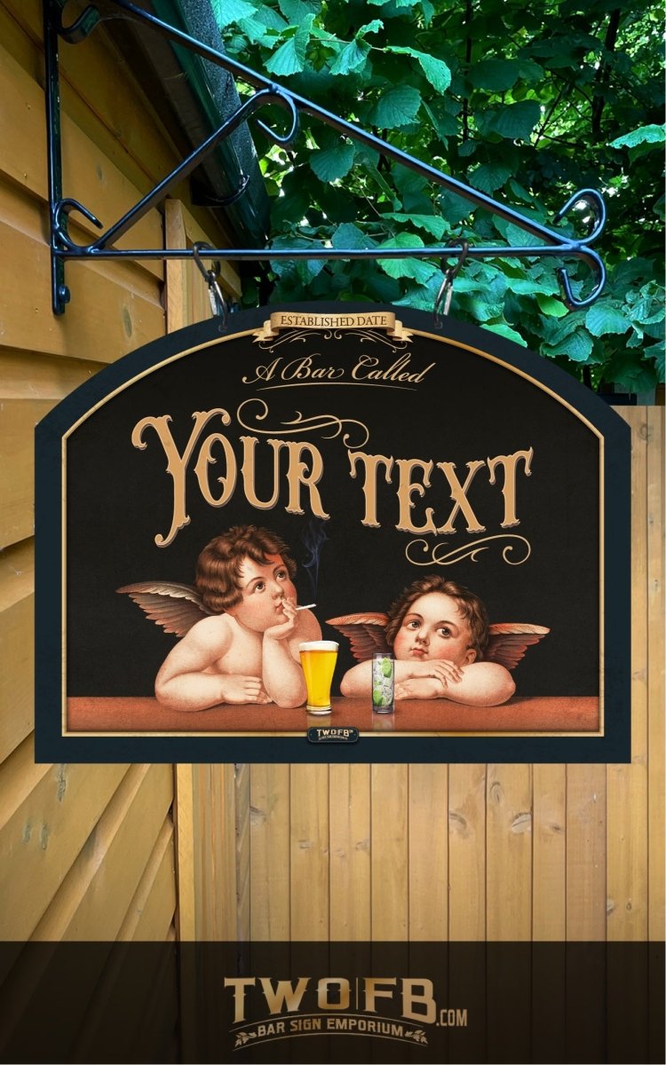 Heaven Bar | Personalised Pub Sign | Hanging Pub Signs