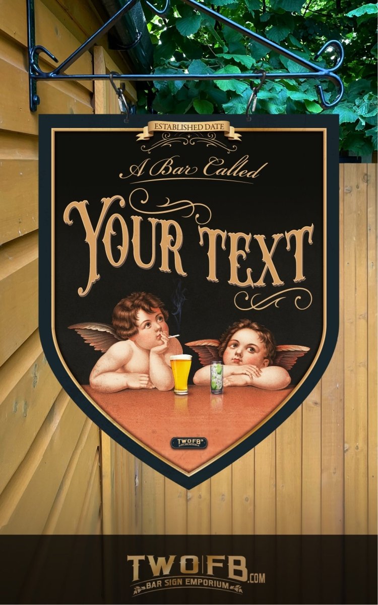Heaven Bar | Personalised Pub Sign | Hanging Pub Signs