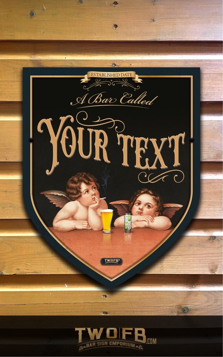 Heaven Bar | Personalised Pub Sign | Hanging Pub Signs