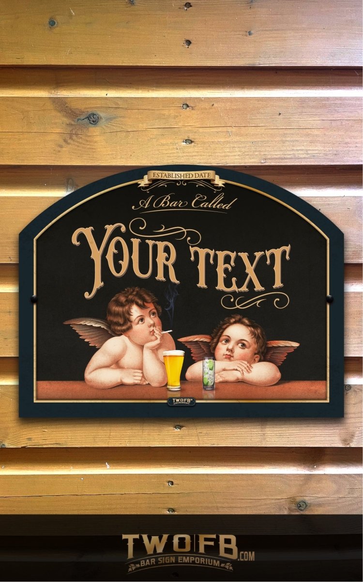 Heaven Bar | Personalised Pub Sign | Hanging Pub Signs
