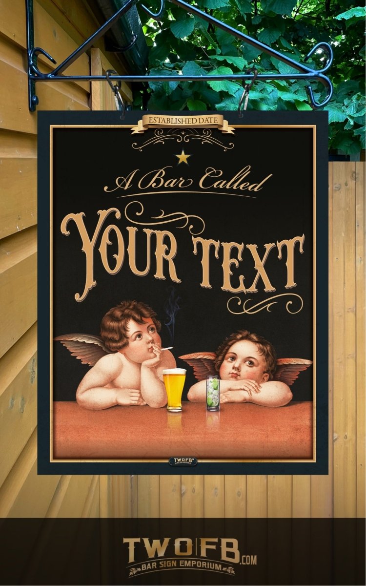 Heaven Bar | Personalised Pub Sign | Hanging Pub Signs