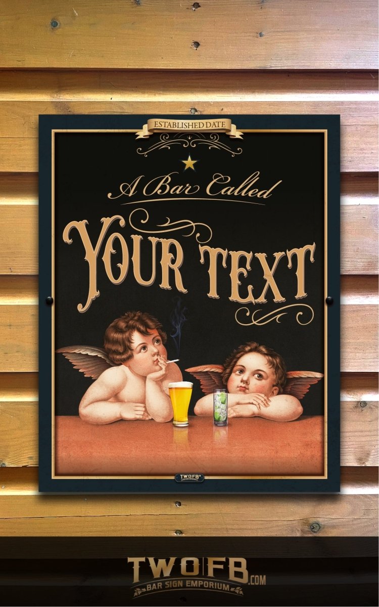 Heaven Bar | Personalised Pub Sign | Hanging Pub Signs
