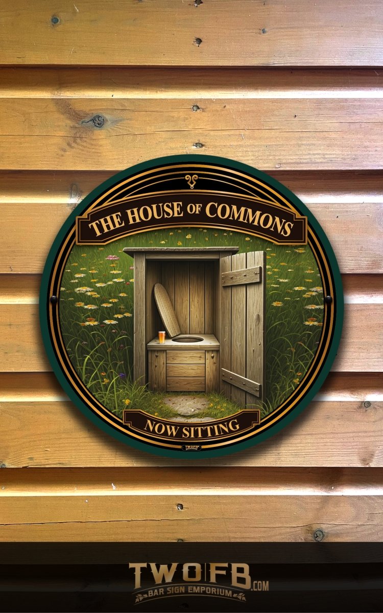 House of Commons | Personalised Pub Sign | Country Style Signs Custom Signs from Two Fat Blokes Ltd signs for bars