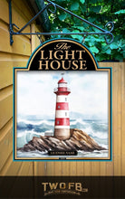Load image into Gallery viewer, Light House, Custom bar sign, hanging pub sign, Bar sign, pub sign, Personalised bar sign, Funny bar sign, home bar signs uk, bar signs uk, bar signs.co.uk, custom pub sign uk, pub sign design, outdoor bar signs
 
