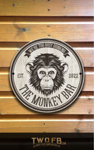 Load image into Gallery viewer, The Monkey Bar Personalised Bar Sign Custom Signs from Twofb.com signs for bars
