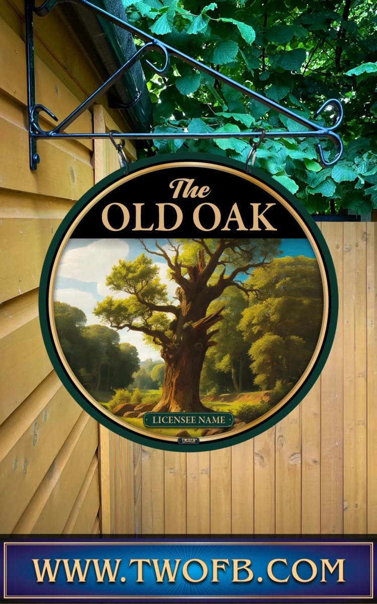 Old Oak, Custom bar sign, hanging pub sign, Bar sign, pub sign, Personalised bar sign, Funny bar sign, home bar signs uk, bar signs uk, bar signs.co.uk, custom pub sign uk, pub sign design, outdoor bar signs
 
