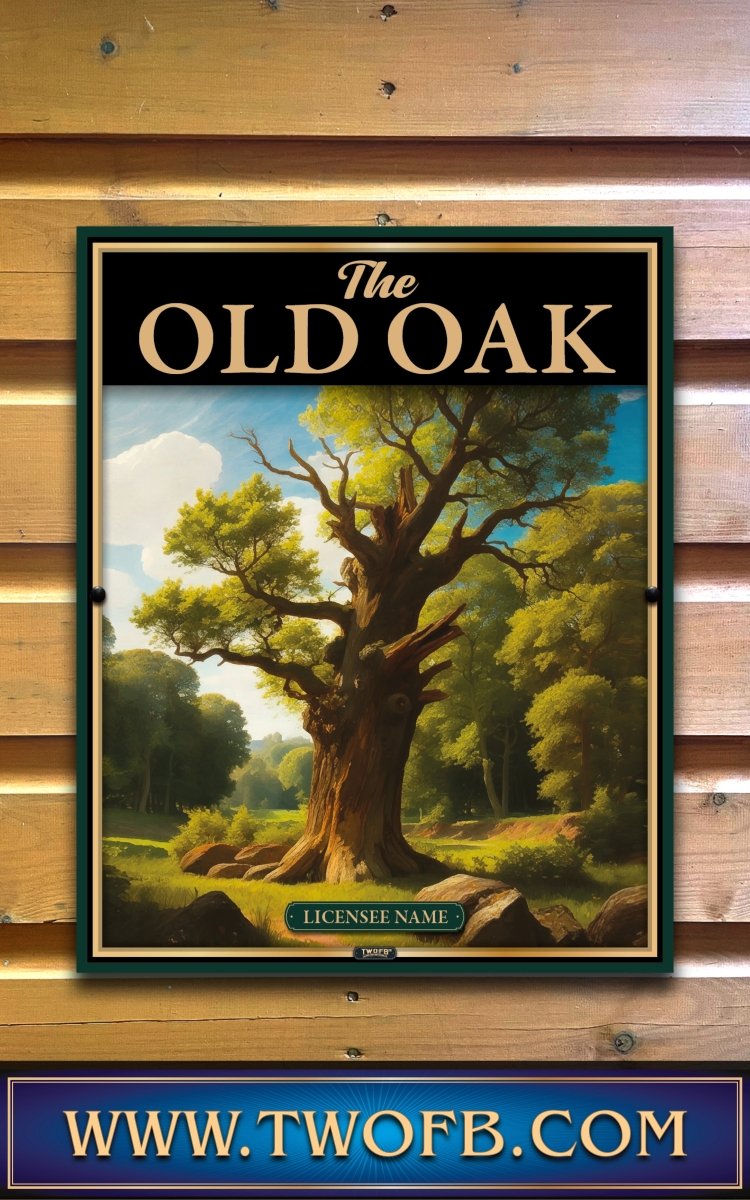 Old Oak, Custom bar sign, hanging pub sign, Bar sign, pub sign, Personalised bar sign, Funny bar sign, home bar signs uk, bar signs uk, bar signs.co.uk, custom pub sign uk, pub sign design, outdoor bar signs
 

