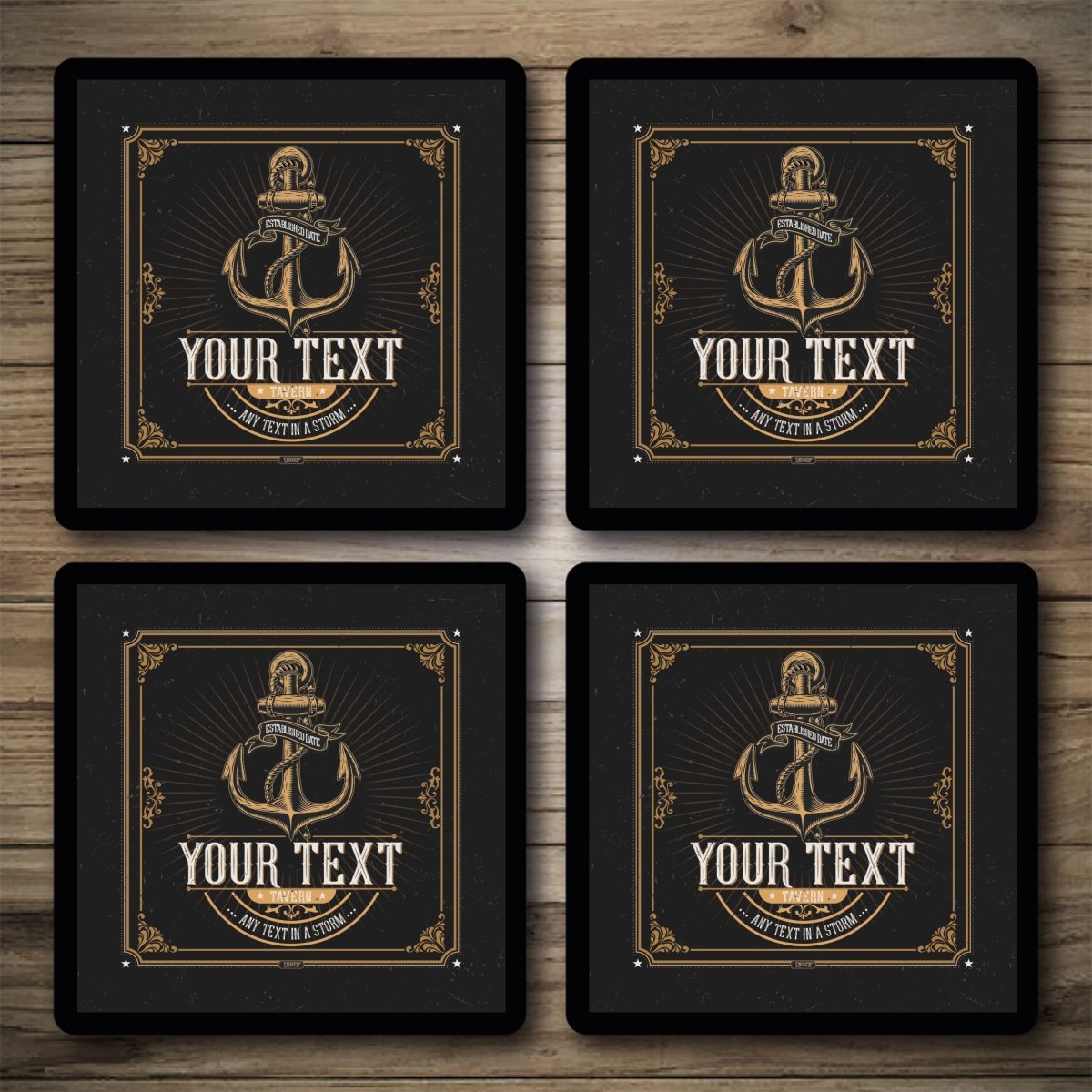 Personalised Bar Mats | Drip Mats | Custom Bar Runners | Anchor  Tavern