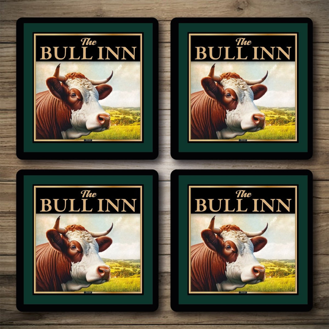 Personalised Bar Mats | Drip Mats | Custom Bar Runners | Bull Inn