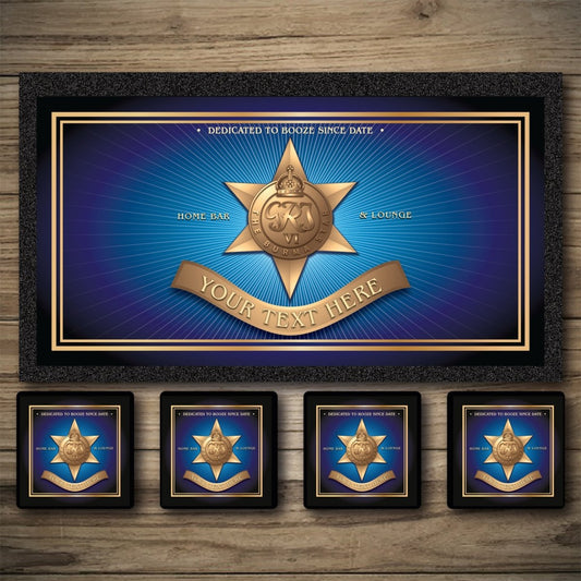Personalised Bar Mats | Drip Mats | Custom Bar Runners | Burma Star