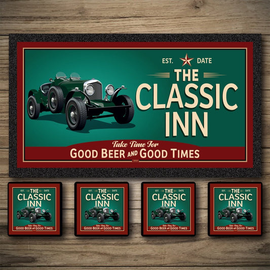 Personalised Bar Mats | Drip Mats | Custom Bar Runners | Classic Inn