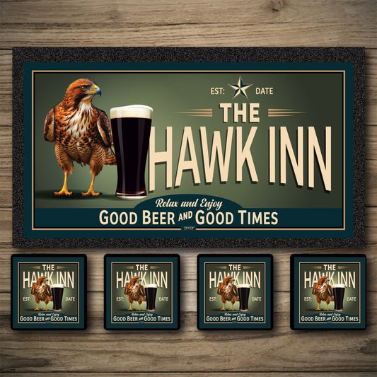 Personalised Bar Mats | Drip Mats | Custom Bar Runners | Hawk Inn