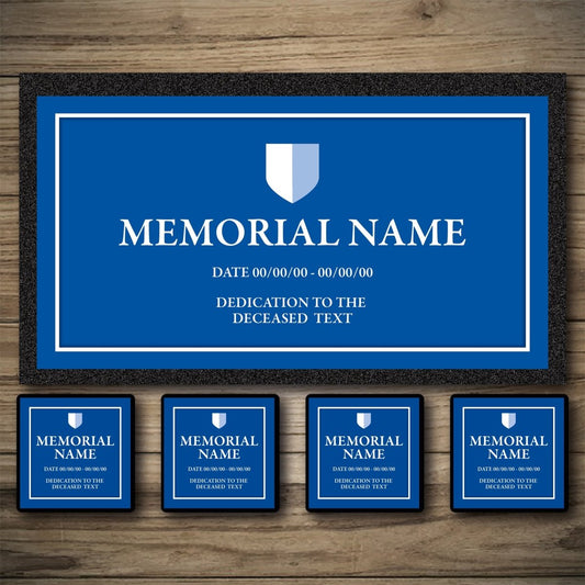Personalised Bar Mats | Drip Mats | Custom Bar Runners | Memorial Custom Signs from Two Fat Blokes Ltd signs for bars