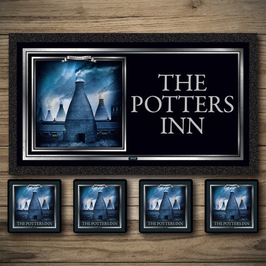 Personalised Bar Mats | Drip Mats | Custom Bar Runners | Potters Inn Custom Signs from Two Fat Blokes Ltd signs for bars