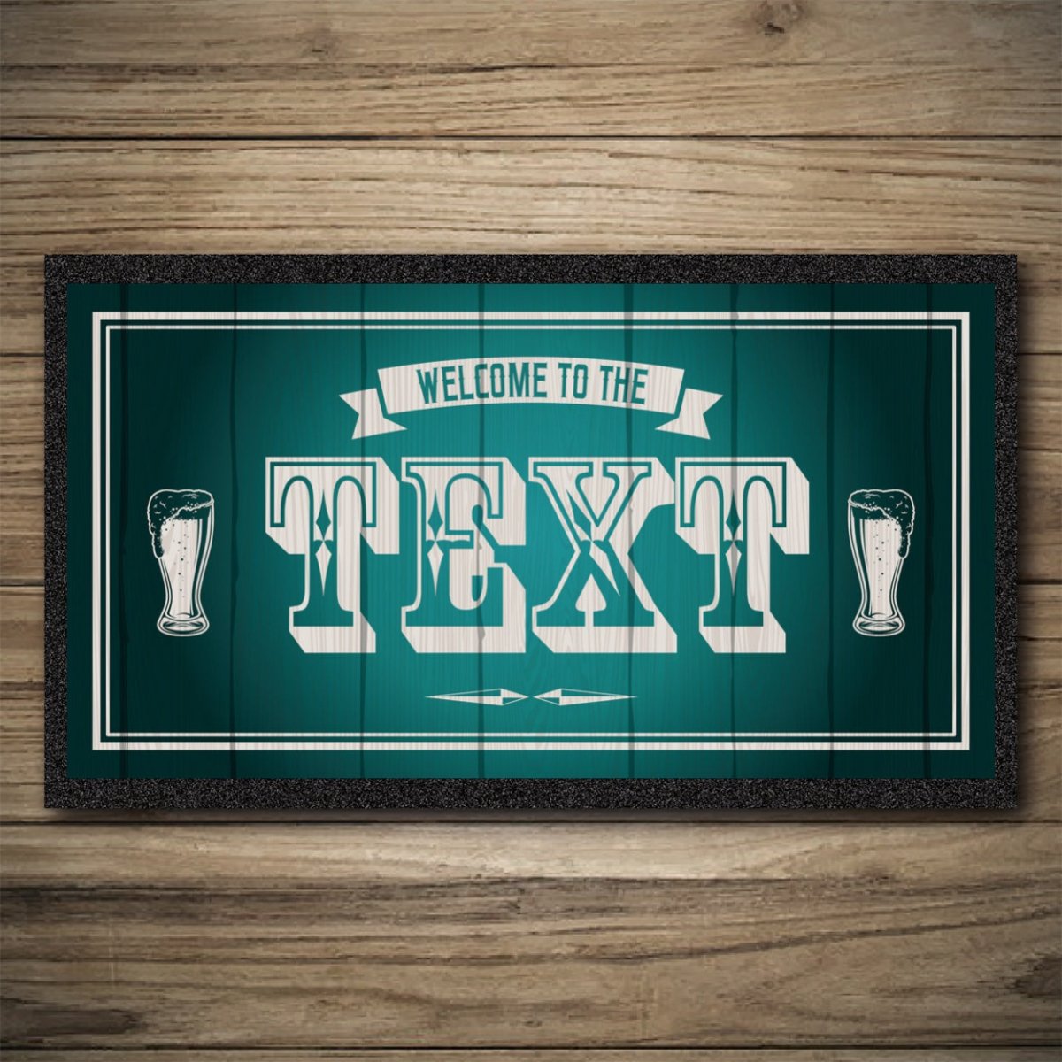 Personalised Bar Mats | Drip Mats | Custom Bar Runners | Pub Custom Signs from Two Fat Blokes Ltd signs for bars