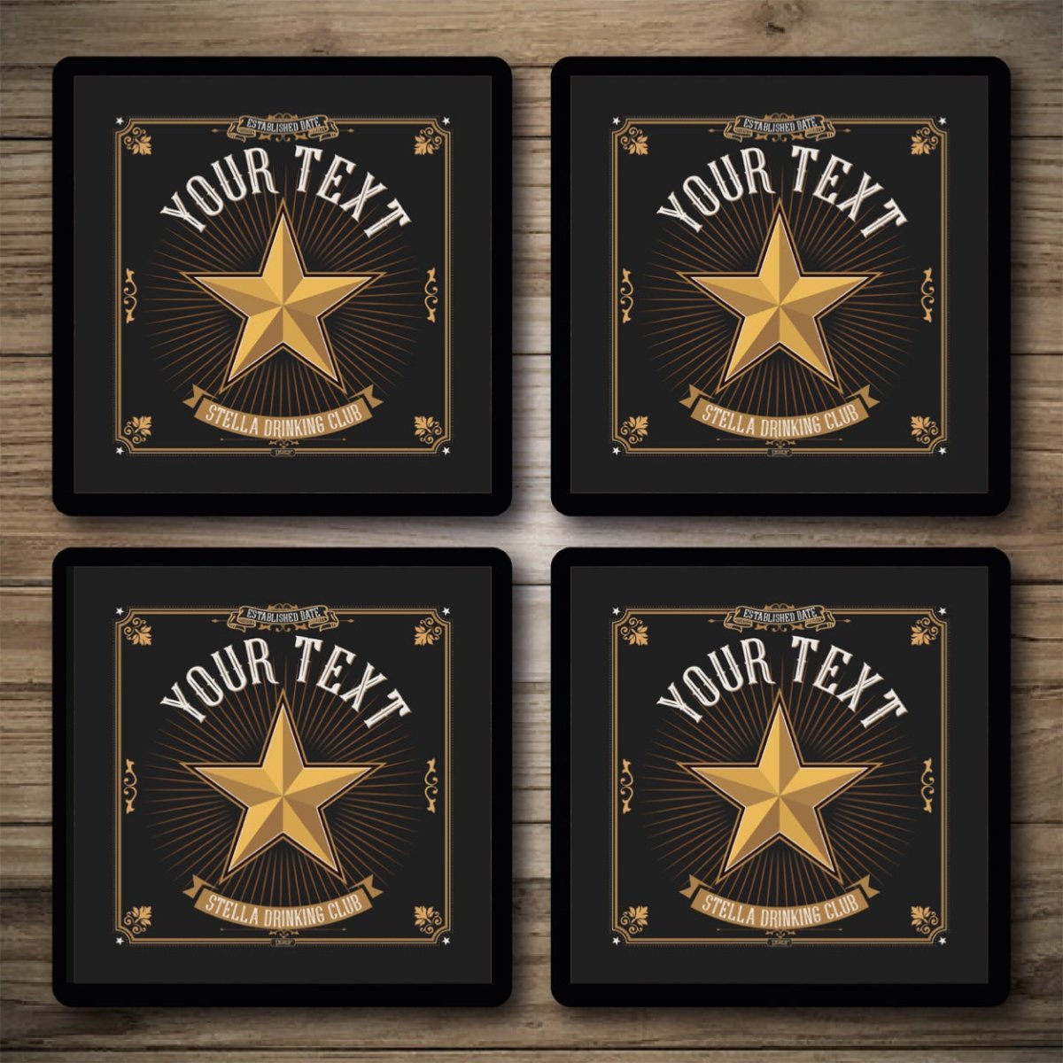 Personalised Bar Mats | Drip Mats | Custom Bar Runners | Star Inn Custom Signs from Two Fat Blokes Ltd signs for bars