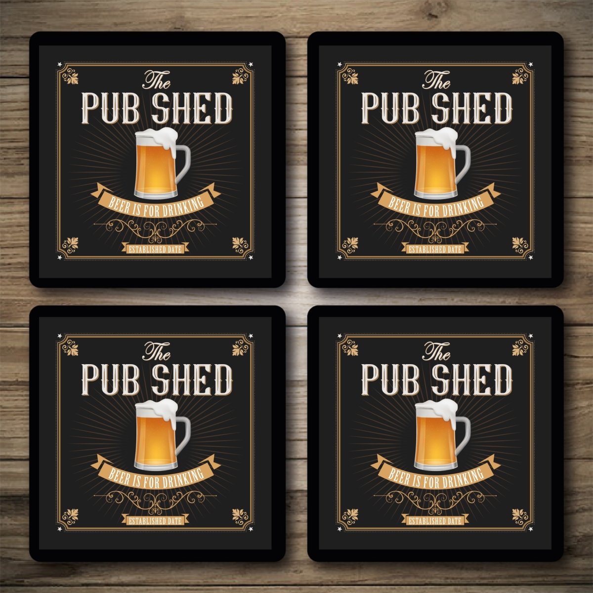 Personalised Bar Mats | Drip Mats | Custom Bar Runners | Pub Shed