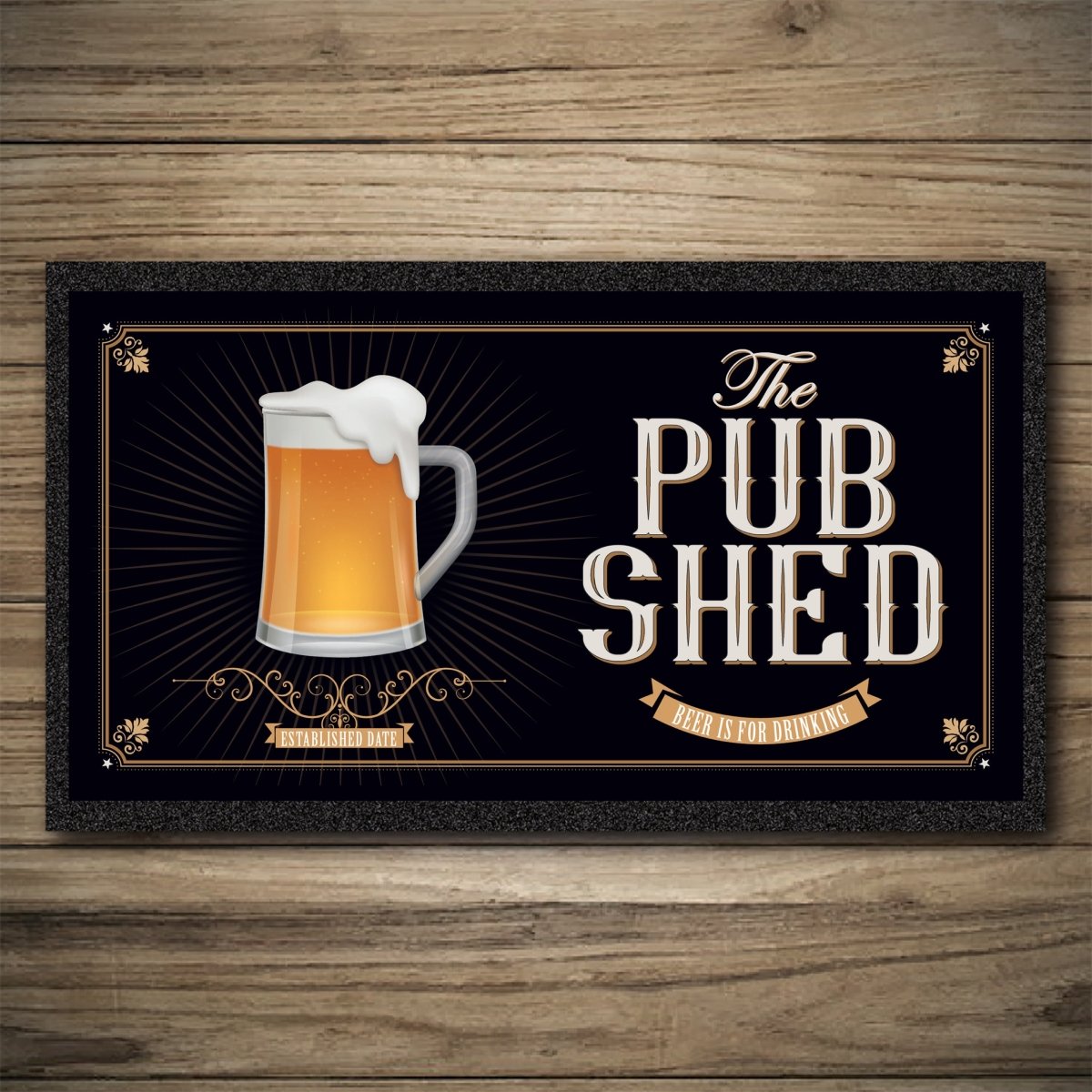Personalised Bar Mats | Drip Mats | Custom Bar Runners | Pub Shed