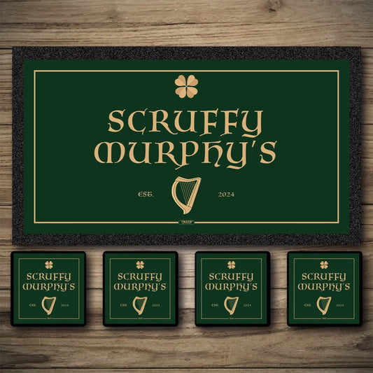 Irish Bar runners, Irish beer mats, Pub Sign/Pub/Home bar sign/Pub sign for outside/Custom pub sign/Home Bar/Pub Décor/Personalised Metal/Custom Bar signs/Barsigns UK/ Man Cave/ Bar/ Bar Runner/ Beer Mats/ Hanging pub sign/ Custom sign/ Garden Signs/Pub signs
