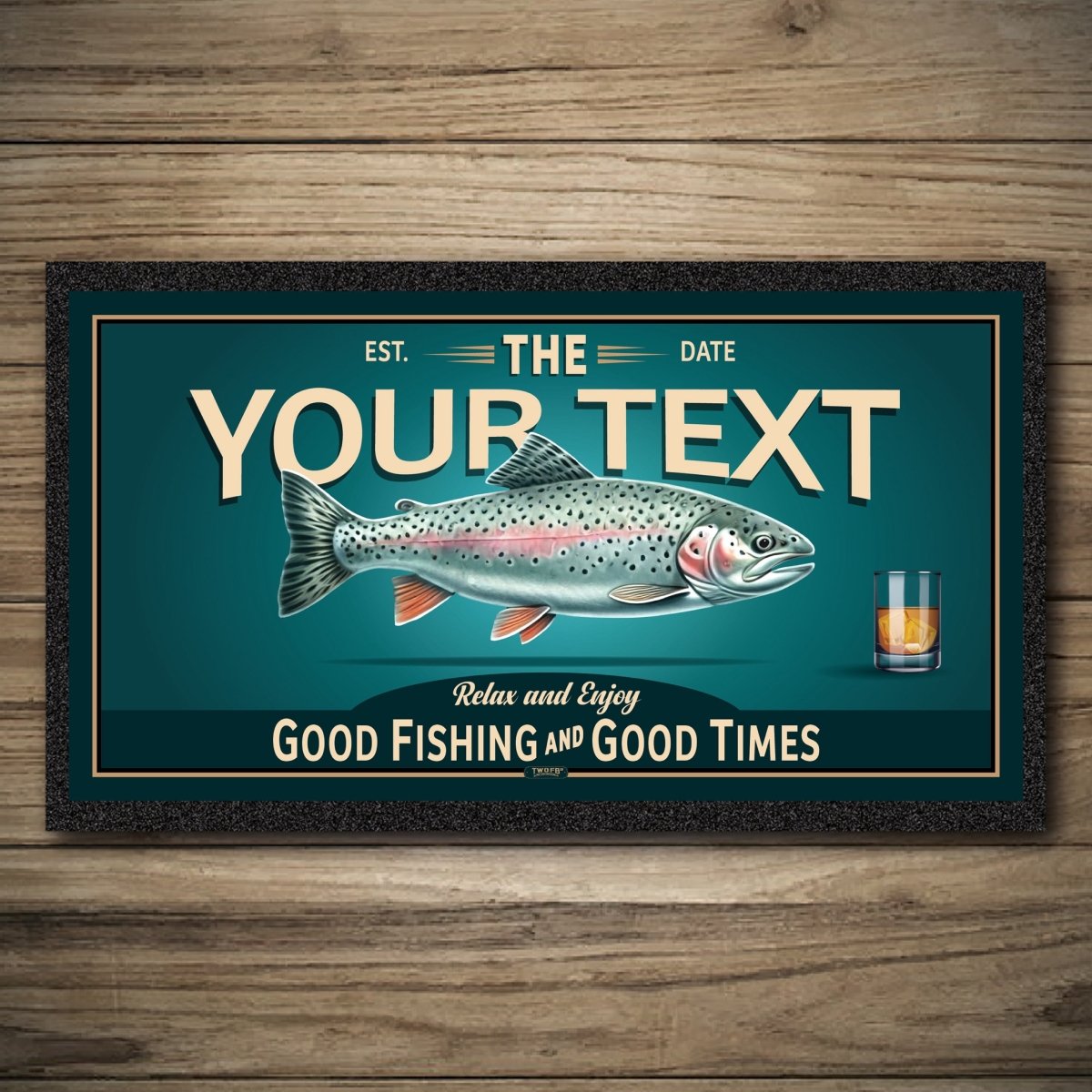 Personalised Bar Mats | Drip Mats | Custom Bar Runners | Trout Inn