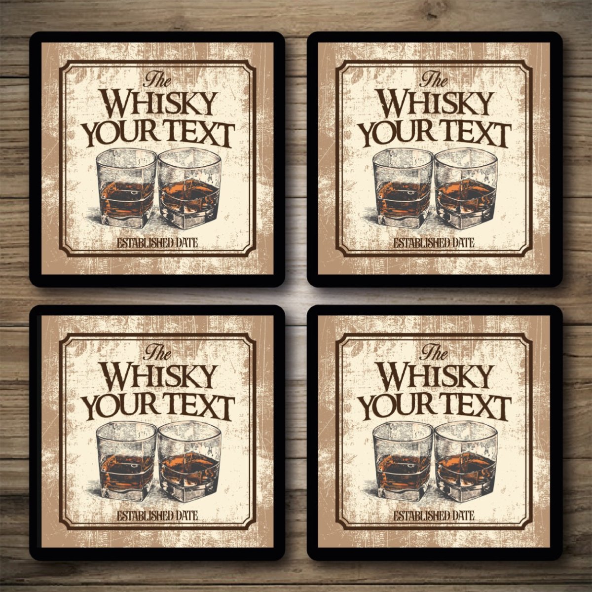 Personalised Bar Mats | Drip Mats | Custom Bar Runners | Whisky Shack Custom Signs from Two Fat Blokes Ltd signs for bars