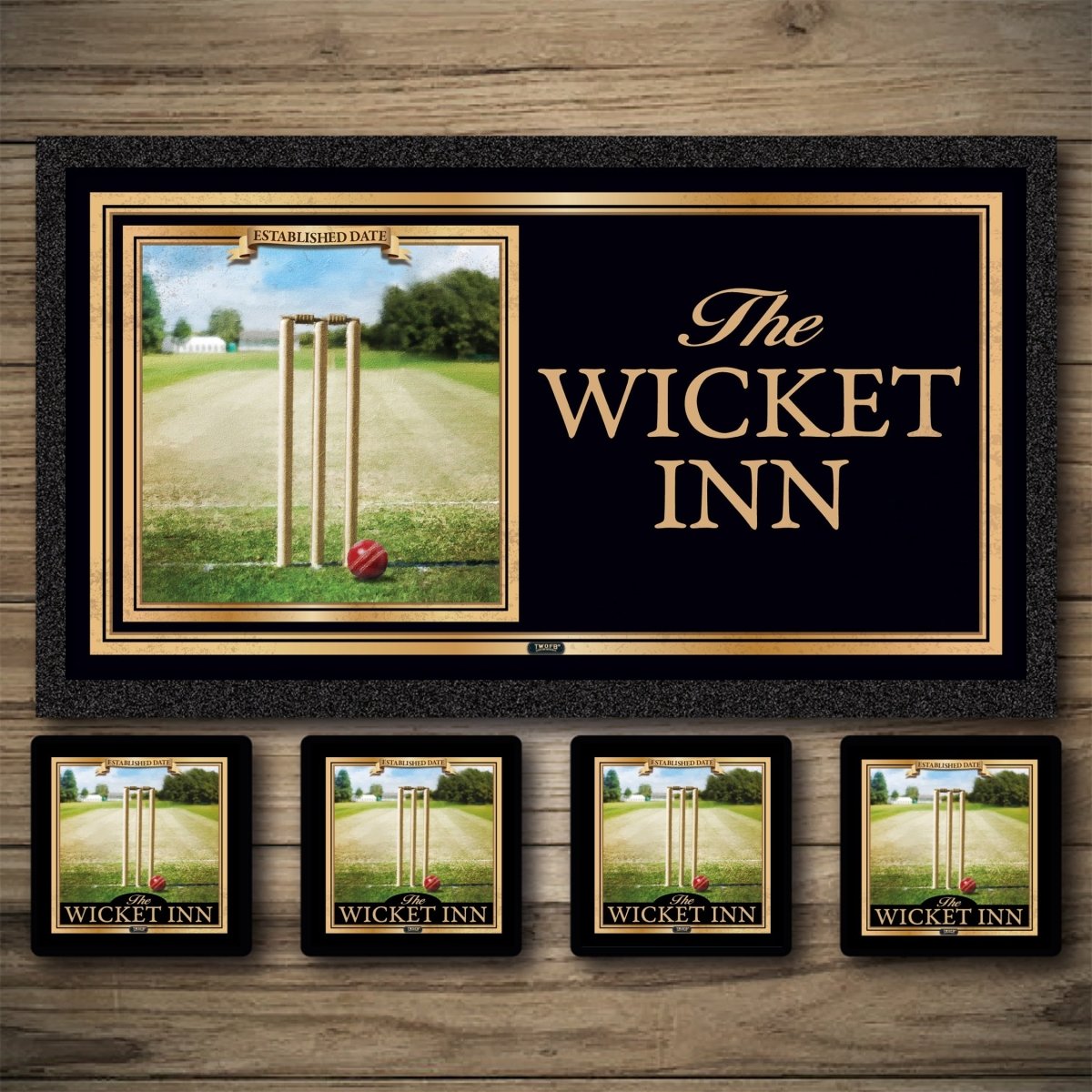 Personalised Bar Mats | Drip Mats | Custom Bar Runners | Wicket – Two ...