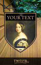 Load image into Gallery viewer, Queen Vic Pub Sign/Pub/Home bar sign/Pub sign for outside/Custom pub sign/Home Bar/Pub Décor
 
