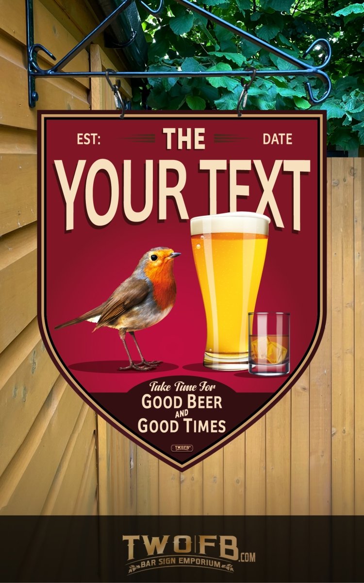 Rob Inn | Personalised Bar Sign | Pub Signs Custom Signs from Two Fat Blokes Ltd signs for bars