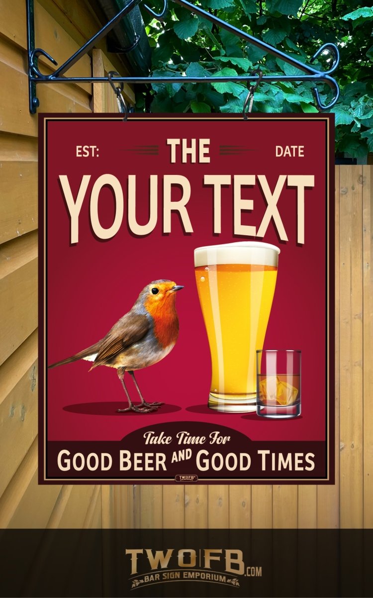 Rob Inn | Personalised Bar Sign | Pub Signs Custom Signs from Two Fat Blokes Ltd signs for bars