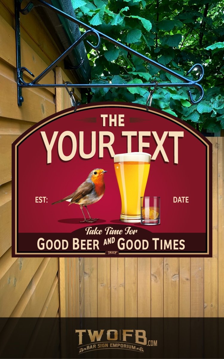 Rob Inn | Personalised Bar Sign | Pub Signs Custom Signs from Two Fat Blokes Ltd signs for bars